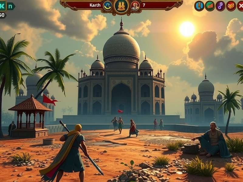 राइज़ ऑफ़ कल्चर्स गेमप्ले स्क्रीनशॉट