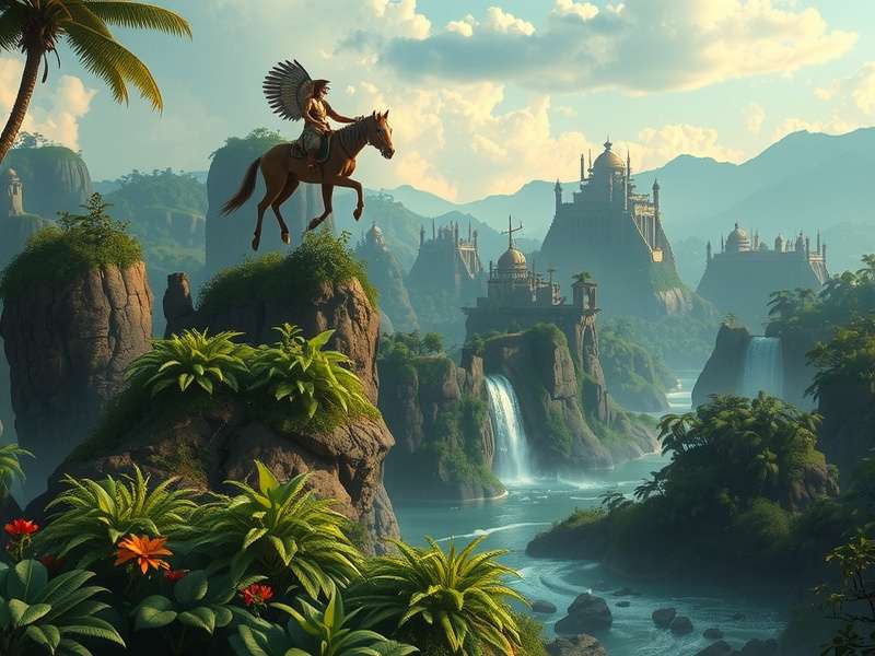 राइज ऑफ कल्चर्स जंगल लैंडिंग गेमप्ले स्क्रीनशॉट