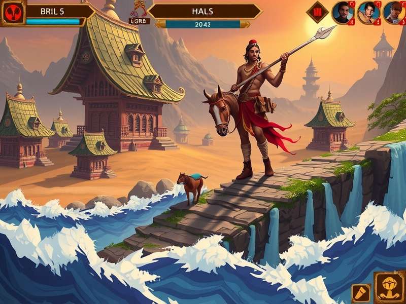 Rise of Cultures लॉग इन स्क्रीन और इंटरफेस