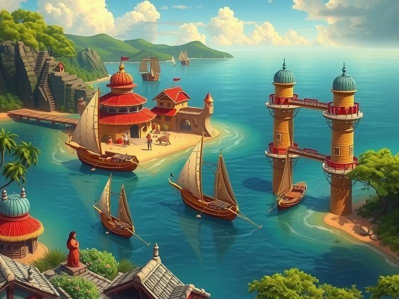 Rise of Cultures Gascony Bay इवेंट का गेमप्ले स्क्रीनशॉट