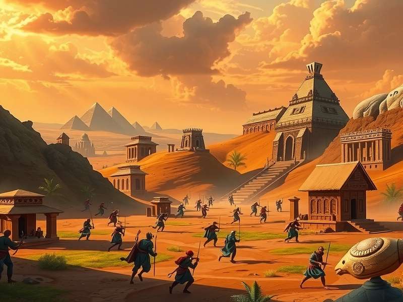 Rise of Cultures Valley of the Gods Battles गेमप्ले दृश्य