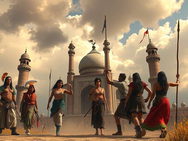 Rise of Cultures Early Gothic Era शहर का दृश्य गॉथिक वास्तुकला के साथ