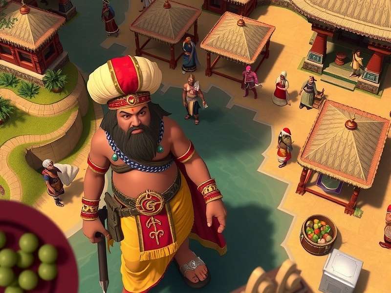 Rise of Cultures गेमप्ले स्क्रीनशॉट - सभ्यता निर्माण और शहर विकास