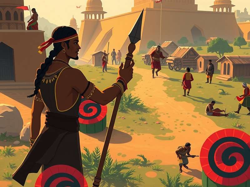 Rise of Cultures gameplay screenshot showing civilization building