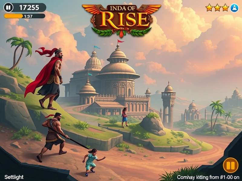 Rise of Cultures लॉगिन स्क्रीन और इंटरफ़ेस