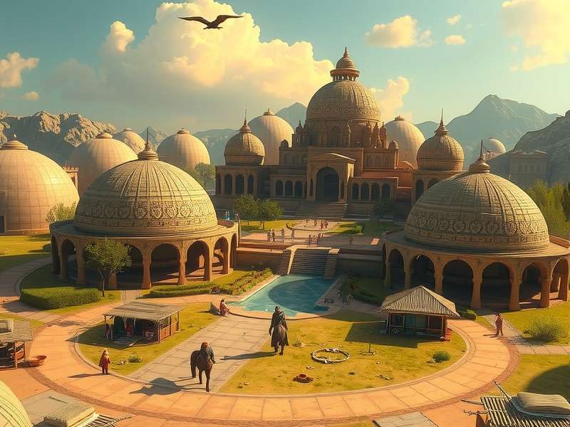 Rise of Cultures game screenshot showing ancient city building