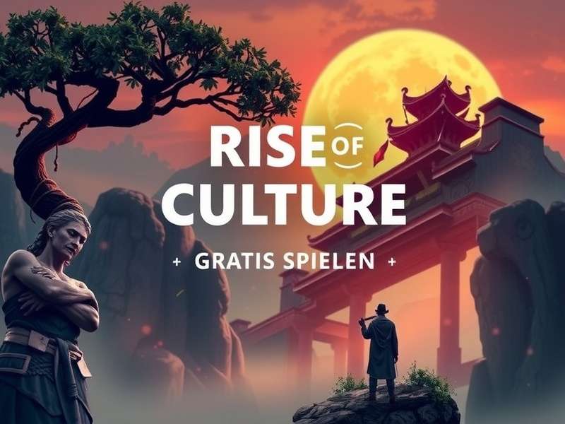 Rise of Cultures gameplay interface showing city building and resource management