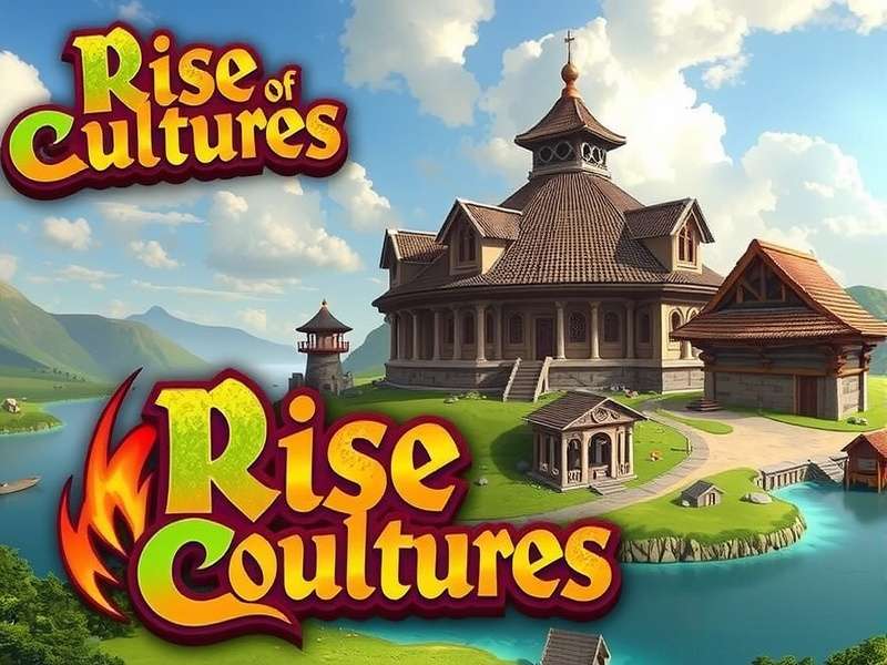 Rise of Cultures gameplay screenshot showing city-building and battles