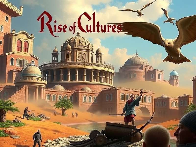 Rise Of Cultures PC Deutsch gameplay screenshot showing historical city-building