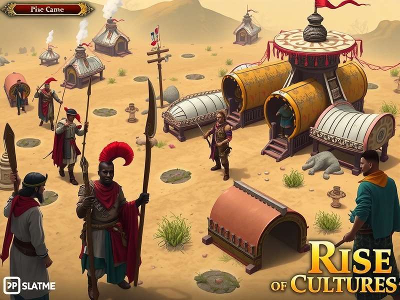 Strategic overview of Rise of Cultures city building and resource management