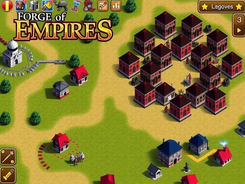 Forge of Empires Gratis gameplay interface showing resource management