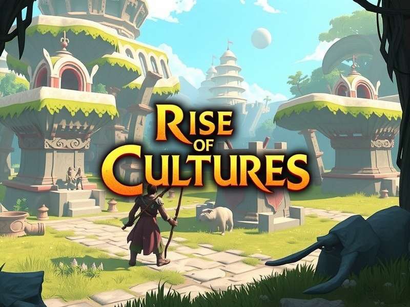 Rise of Cultures gameplay screenshot showing ancient city building