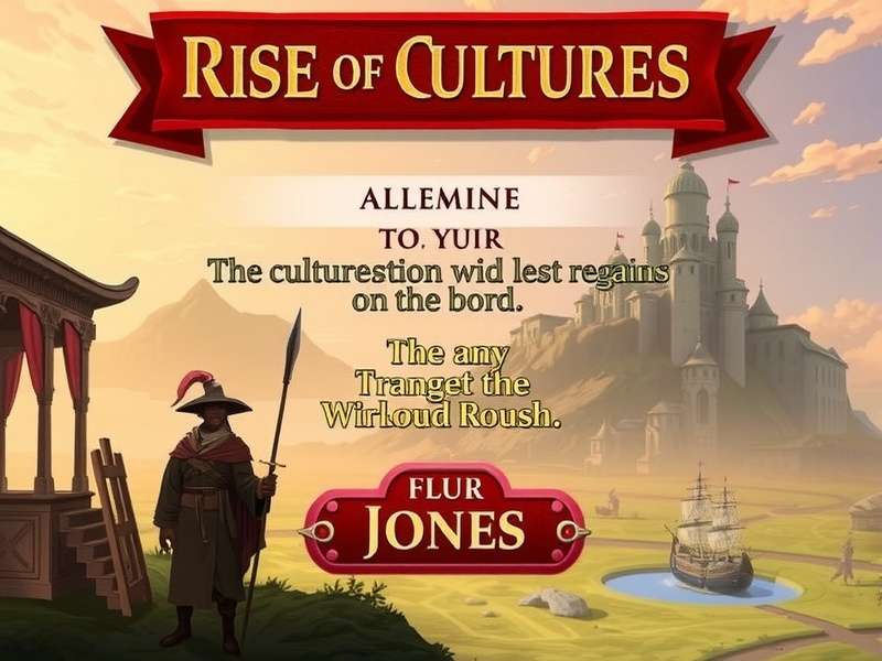 Rise Of Cultures gameplay screenshot showing city building and battles