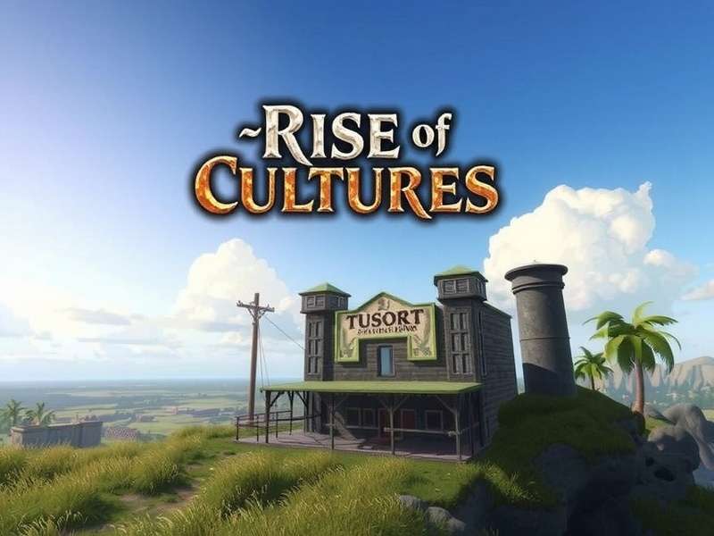 Rise of Cultures gameplay screenshot showing ancient city building