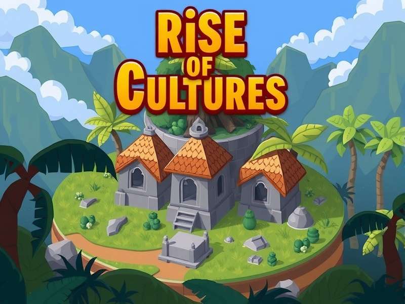 Rise of Cultures Jungle Landing event screenshot showing expedition camps in a dense jungle