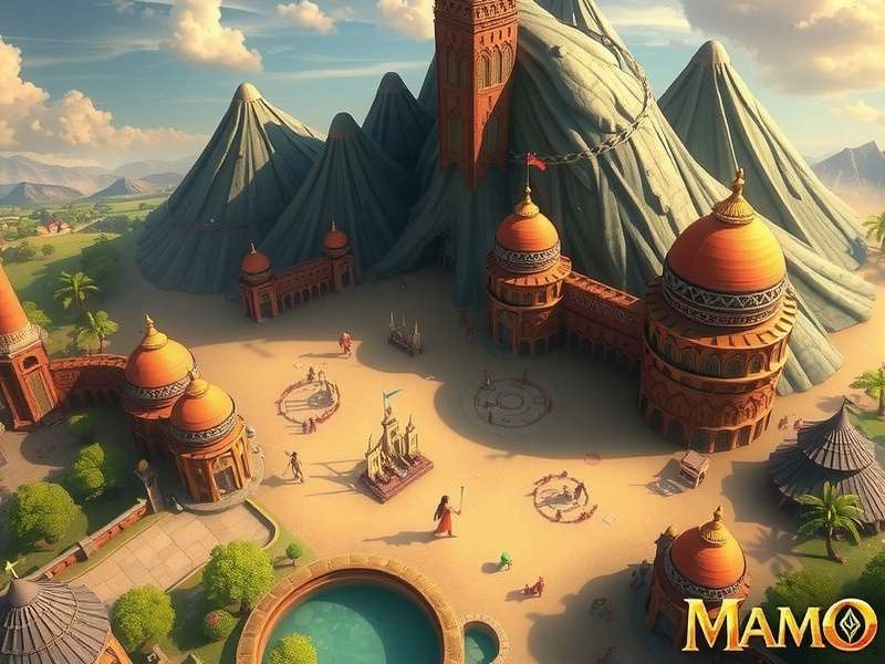 MMO game like Rise of Cultures featuring historical city-building and strategy elements