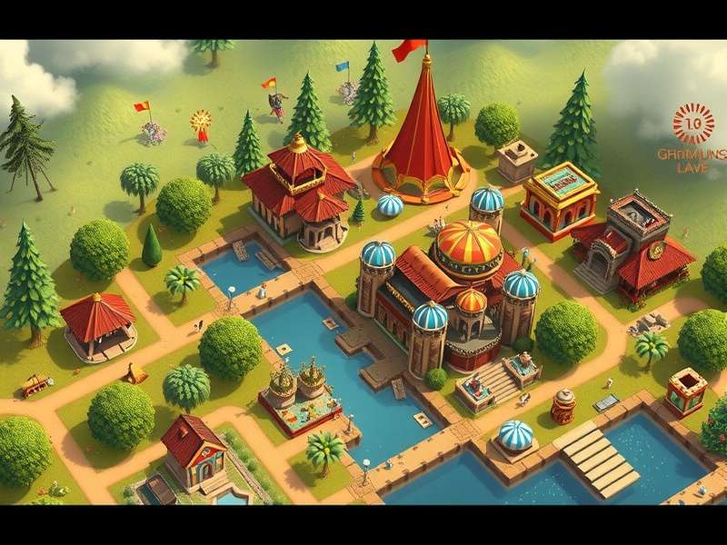 Rise of Cultures online gameplay screenshot showing ancient city building