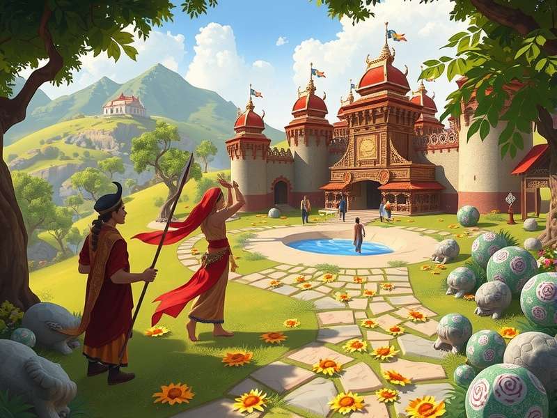 Rise Of Cultures gameplay screenshot showing city building and strategy