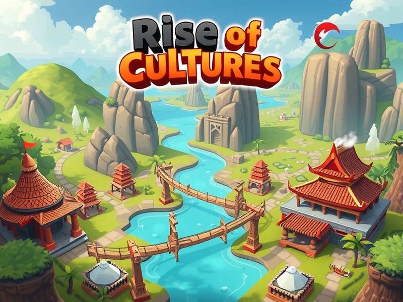 Optimal city layout for Rise of Cultures showing efficient building placement