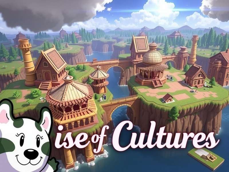 Rise of Cultures gameplay screenshot showing ancient city building