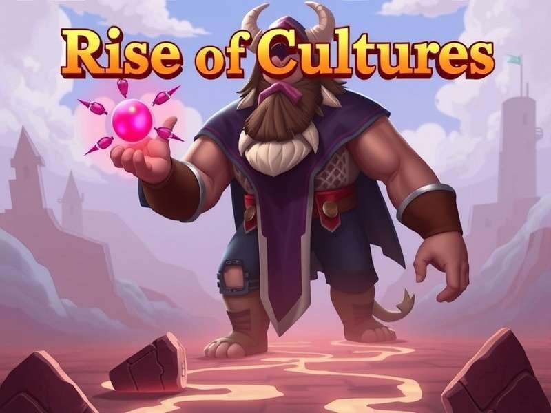 Rise of Cultures gameplay screenshot showing ancient civilization building and army formation