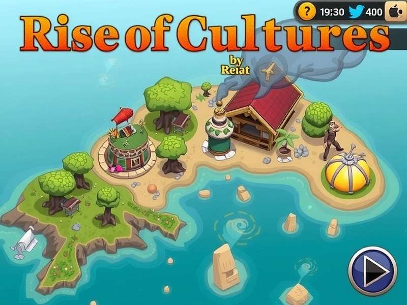 Rise Of Cultures Pc Gratuit - Free PC gameplay banner showing empire building